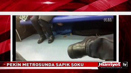 METRODA SAPIK ŞOKU