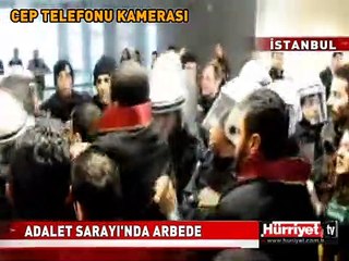 İSTANBUL ADALET SARAYI'NDA KAVGA