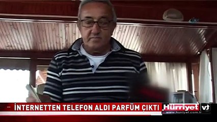 TELEFON YERİNE PARFÜM ÇIKINCA ŞAŞKINA DÖNDÜ
