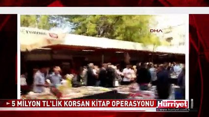5 MİLYON TL'LİK KORSAN KİTAP OPERASYONU