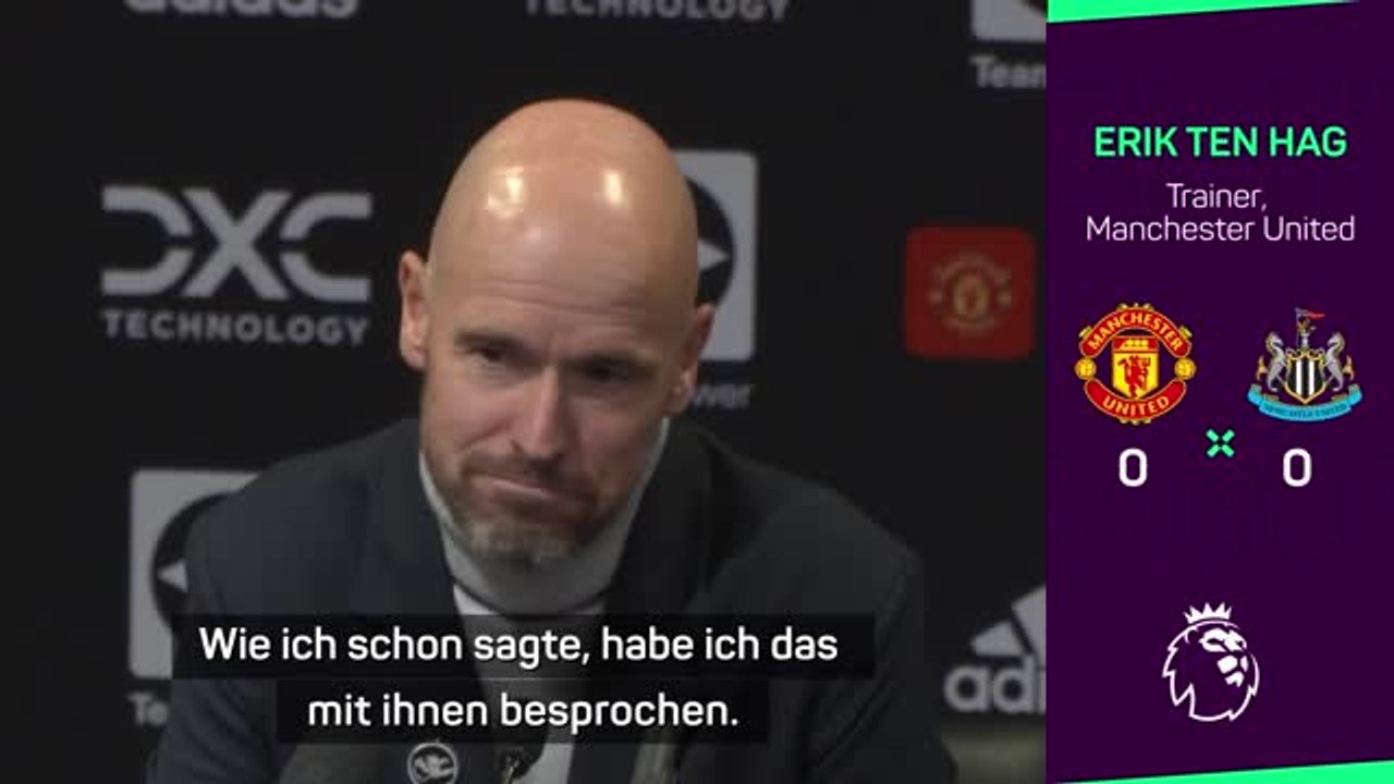 Ten Hag nach Remis: 'Jeder hat das Spiel gesehen'