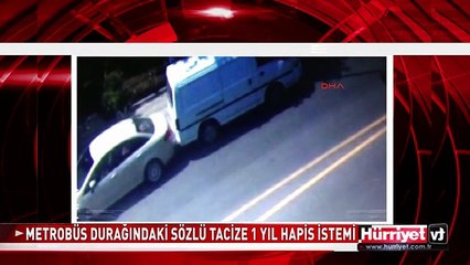 İŞTE METROBÜS DURAĞINDA ÇEKİLEN O GÖRÜNTÜLER