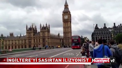 İŞTE OTOBÜSLE UÇAN ADAM..!! İNGİLTERE BU İLİZYONİSTİ KONUŞUYOR