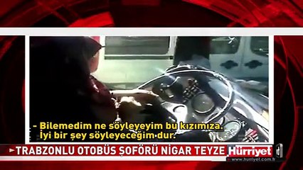 OTOBÜS ŞOFÖRÜ NİGAR TEYZE REKOR KIRIYOR