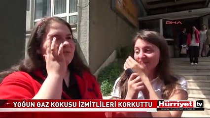 KAYNAĞI BELİRSİZ YOĞUN GAZ KOKUSU İZMİTLİLERİ KORKUTTU