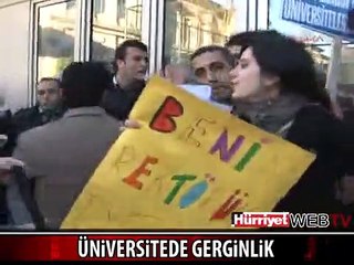 MİMAR SİNAN ÜNİVERSİTESİ'NDE GERGİNLİK