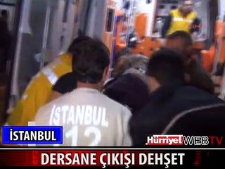 ÜMRANİYE'DE DERSHANE ÇIKIŞI DEHŞETİ YAŞADILAR