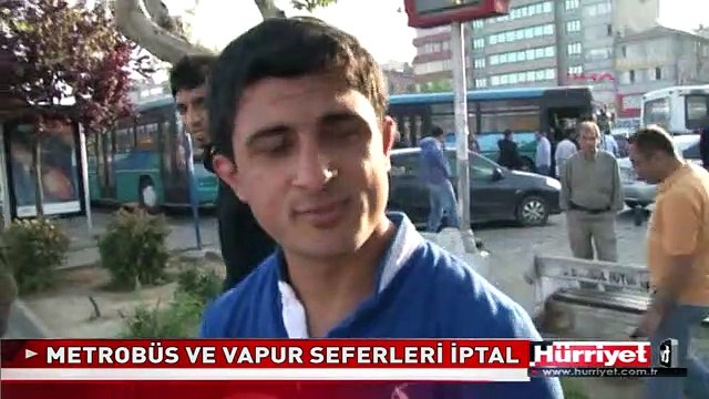 1 MAYIS'TA METROBÜS VE VAPUR SEFERLERİ İPTAL
