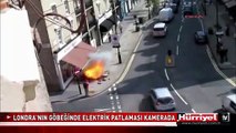 LONDRA'NIN GÖBEĞİNDE PATLAMA KAMERADA