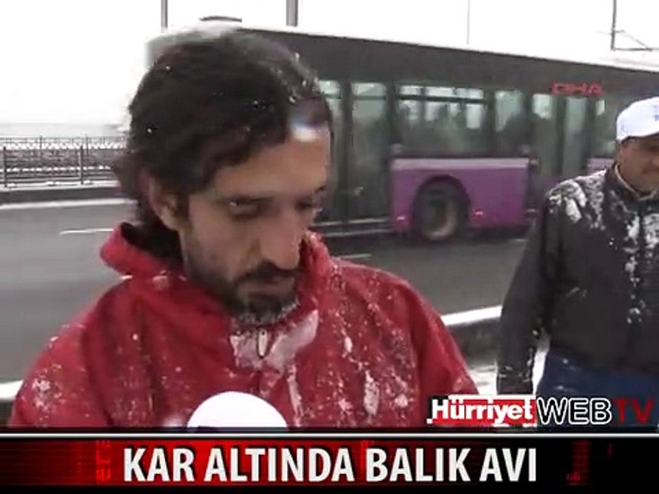 KAR ALTINDA.. GALATA KÖPRÜSÜNDE.. İSTAVRİT AVI