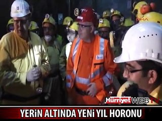 YERİN 600 METRE ALTINDA YENİ YIL HORONU