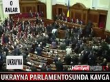 UKRAYNA MECLİS'İNDE YUMRUKLAR KONUŞTU