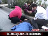 YARALIYA BÖYLE YARDIMA KOŞTULAR