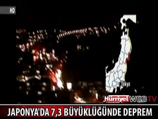 JAPONYA'DA 7.3'LÜK DEPREM