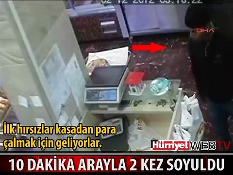 10 DAKİKA ARAYLA 2 KEZ SOYULDU