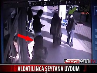 HIRSIZLIK ZANLISINDAN KOMİK SAVUNMA: ALDATILINCA ŞEYTANA UYDUM