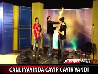 CANLI YAYINDA İNANILMAZ OLAY