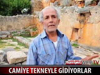 (ÖZEL HABER) CAMİYE BU ŞEKİLDE GİDİP GELİYORLAR