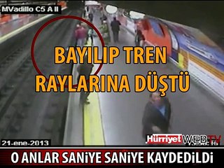 METRODA İNANILMAZ OLAY
