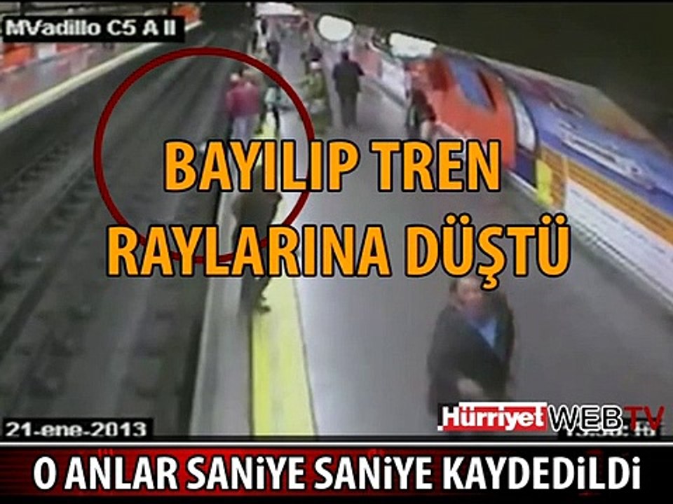 METRODA İNANILMAZ OLAY