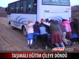 TAŞIMALI EĞİTİM ÇİLEYE DÖNDÜ