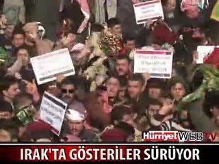 IRAK'TA GÖSTERİLER SÜRÜYOR