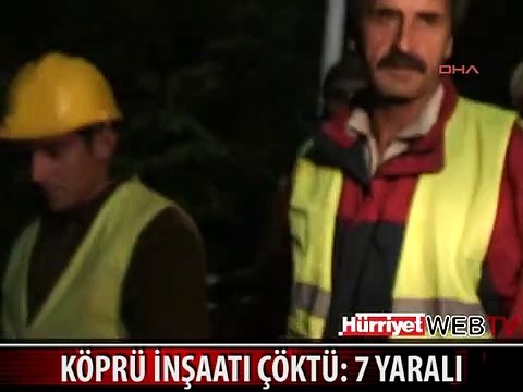 YÜKSEK HIZLI TREN HATTINDA KÖPRÜ İNŞAATI ÇÖKTÜ