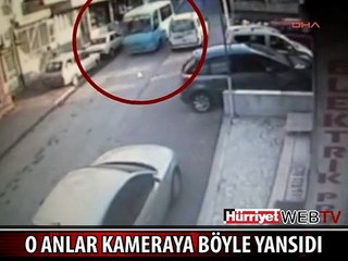 FRENİ PATLAYAN MİNİBÜS DEHŞET SAÇTI