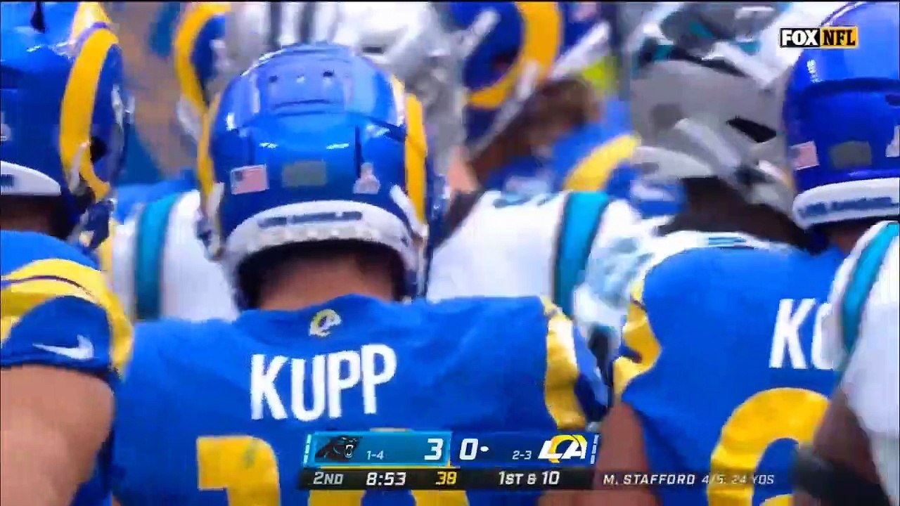 Los Angeles Rams vs. Carolina Panthers Full Highlights 2nd QTR _ NFL Week 6_ 2022