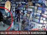 LİSELİ KIZIN KALEM HIRSIZLIĞI GÜVENLİK KAMERASINDA