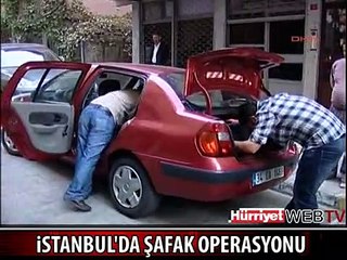 İSTANBUL'DA ŞAFAK BASKINI