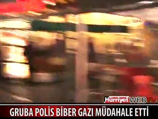ARA SOKAKLARDAN KIZILAY'A ÇIKMAK İSTEYEN GRUBA POLİS İZİN VERMEDİ