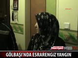 BİR EVDE DAHA ESRARENGİZ YANGIN