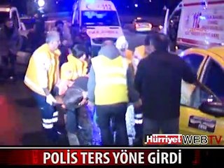 POLİS TERS YÖNE GİRDİ: 1ÖLÜ, 1 YARALI