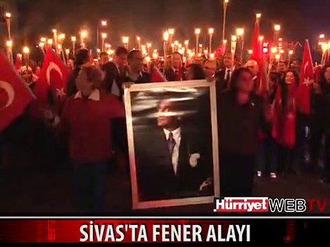 SİVAS'TA FENER ALAYI