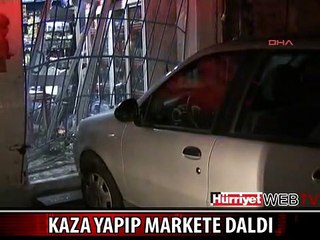 MARKETİN GÜVENLİK KAMERASI HER ŞEYİ KAYDETTİ