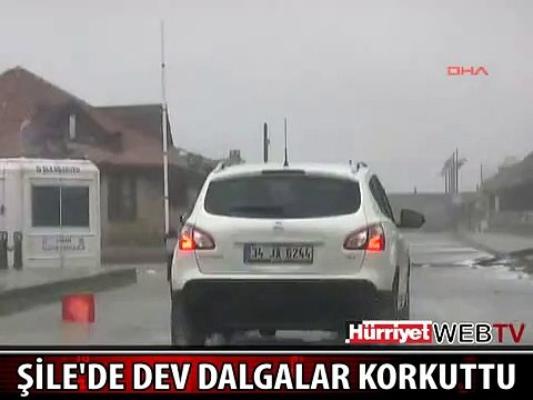ŞİLE'DE DEV DALGALAR KORKUTTU