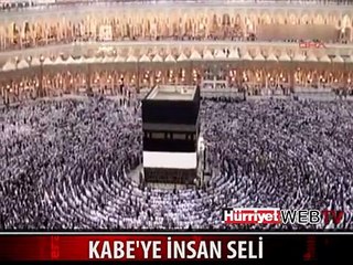 YÜZBİNLER KABE'YE AKIN ETTİ