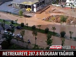ANTALYA'DA METREKAREYE 287 KİLO YAĞMUR DÜŞTÜ