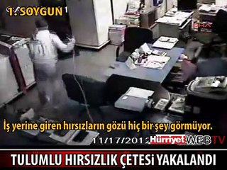 TULUMLU ÇETE KAMERAYA BÖYLE YAKALANDI