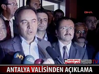 ANTALYA VALİSİNDEN AÇIKLAMA