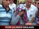 HIRSIZLIK YAPARKEN YAKALANDI MÜŞTERİYİ ISIRDI