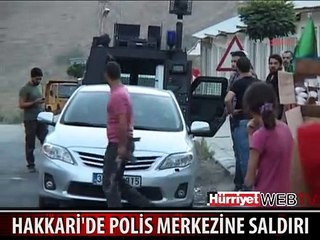 HAKKARİ'DE POLİS NOKTASINA PKK ATEŞİ