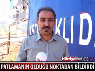 FERİT DEMİR TUNCELİ'DE KALLEŞ SALDIRININ YAPILDIĞI YERDE
