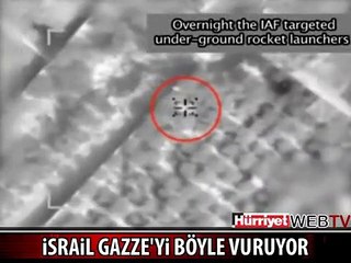 İSRAİL GAZZE'Yİ BÖYLE VURUYOR
