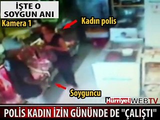 KADIN POLİS 2 ERKEĞİ BÖYLE PERİŞAN ETTİ