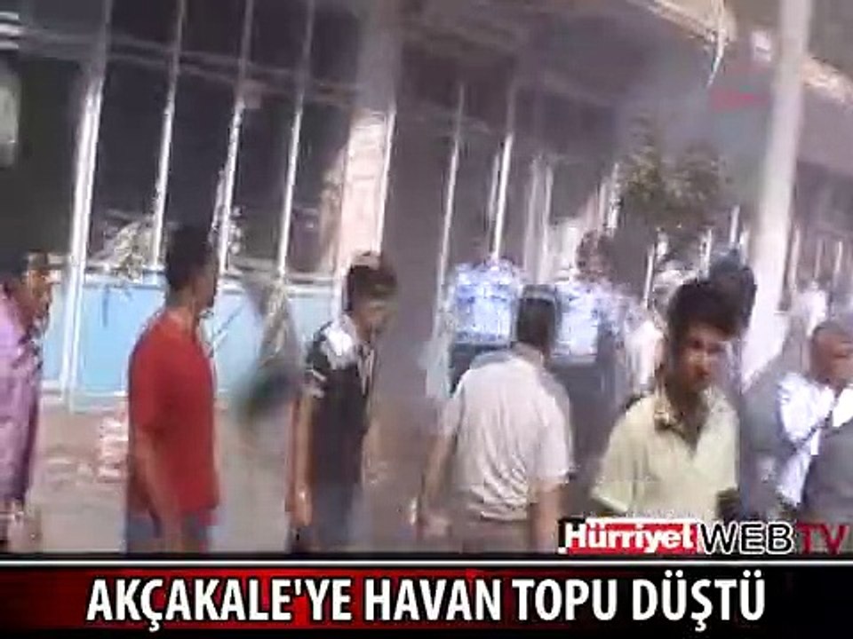 SURİYE'DEN HAVAN TOPU DÜŞTÜ