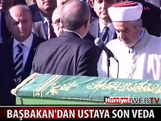 ERDOĞAN, NEŞET ERTAŞ'IN CENAZESİNDE KONUŞMA YAPTI