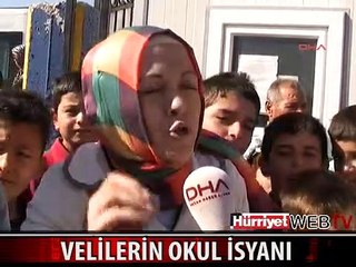 KONYA'DA VELİLERİN OKUL İSYANI