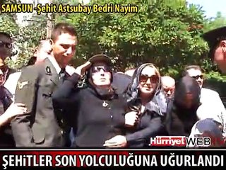ŞEHİTLER SON YOLCULUKLARINA UĞURLANDI